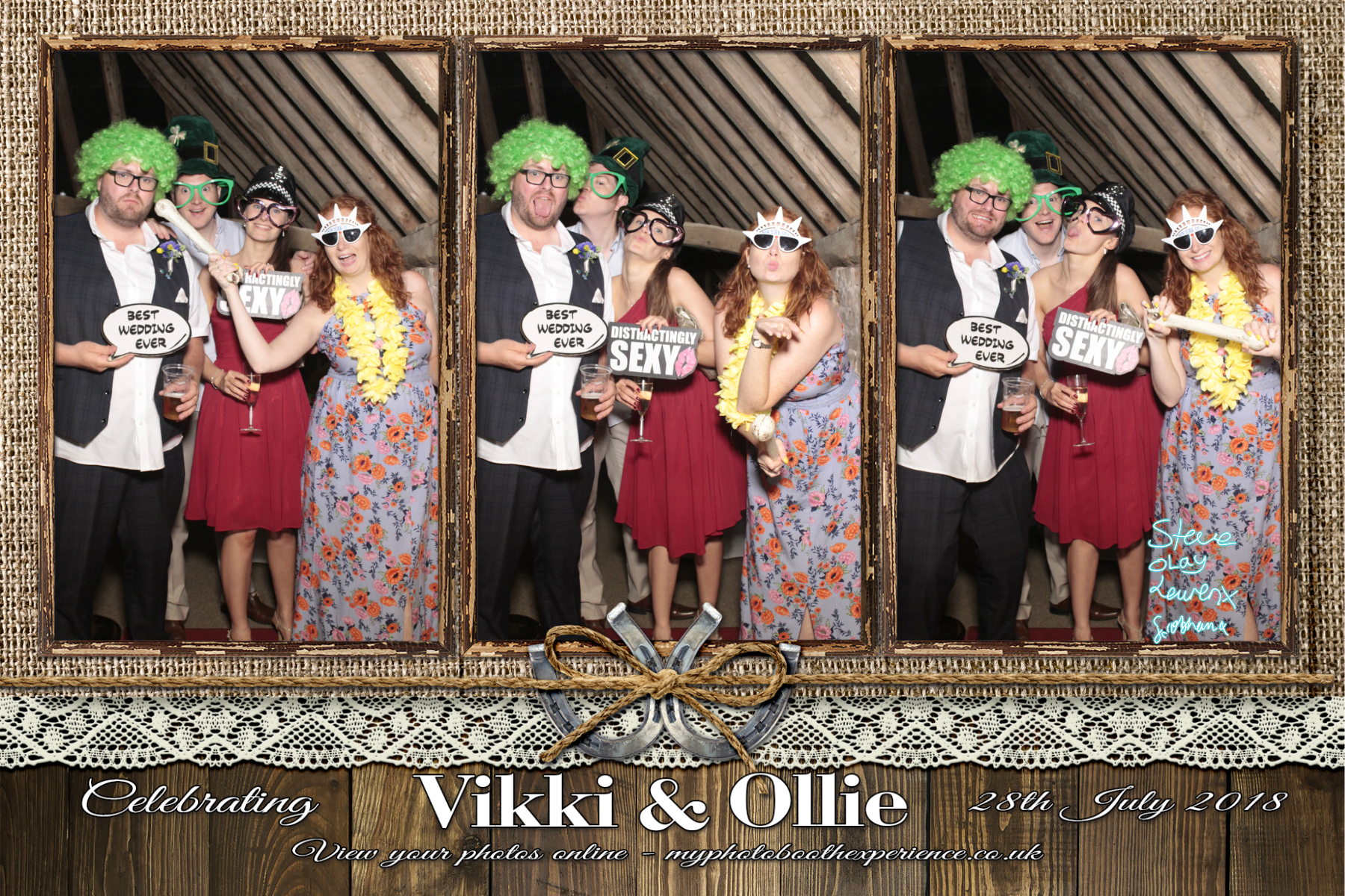Vikki & Ollie's Wedding | View more photos from the event at gallery.myphotoboothexperience.co.uk/u/MyPhotoBoothExperienceLtd/Vikki-Ollies-Wedding